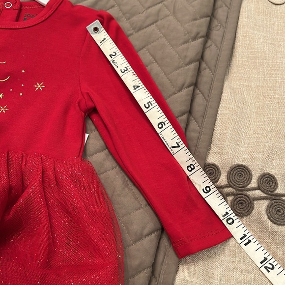 Stephan Baby "Santa Baby" Red Snapshirt Dress/NWT/6-12M - Picture 6 of 12